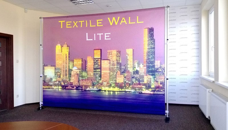 cheap textile backwall lite