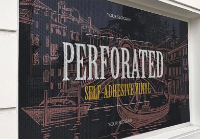 one way vision vinyl printed