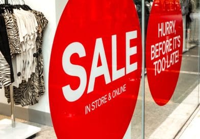 printed Easy Dot vinyl for shop exposition