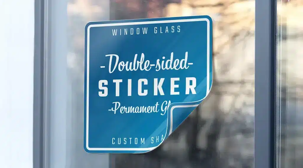 double-sided window stickers