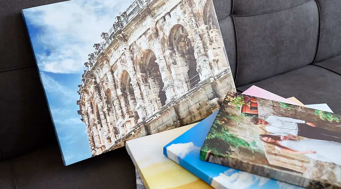 canvas prints custom formats, large-format digital printing on painting canvas