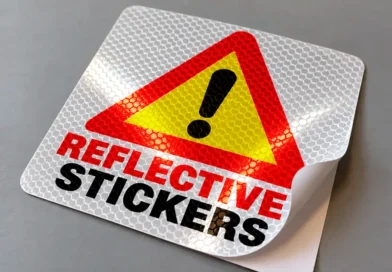 Custom-printed reflective stickers