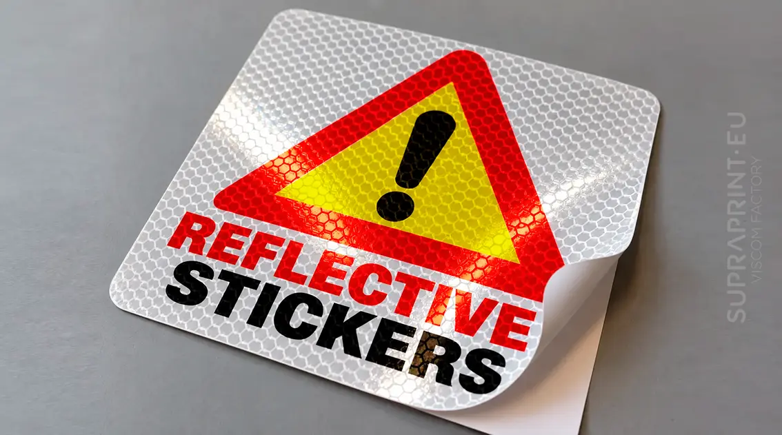 Custom-printed reflective stickers